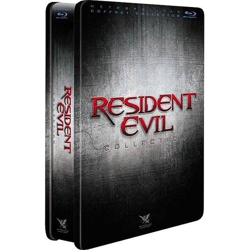 Resident Evil Collection : Resident Evil + Resident Evil : Apocalypse + Resident Evil : Extinction + Resident Evil : Afterlife + Resident Evil : Retribution - Coffret Métal - Édition Limitée - Blu-Ray