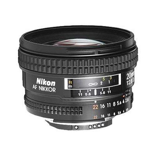 Nikon Nikkor - Objectif grand angle - 20 mm - f/2.8 D-AF - Nikon F - pour Nikon D100, D1H, D200, D2H, D2HS, D2X, D2Xs, D3, D300, D3s, D3X, D50, D70, D700, D80, D90