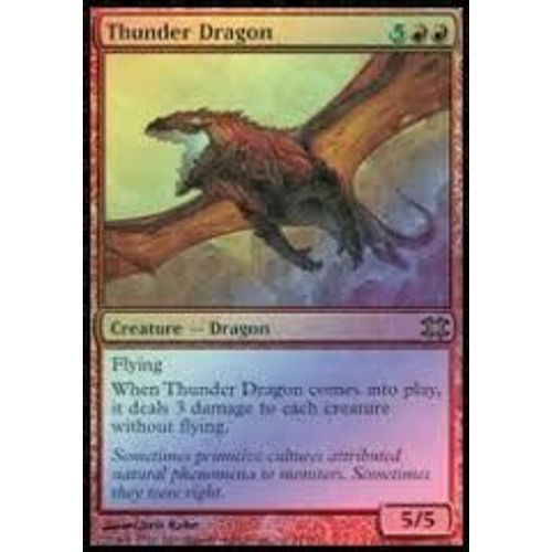 Foil - Dragon Du Tonnerre - Thunder Dragon - From The Vault : Dragons