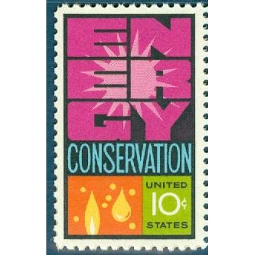 Usa 1974 - Energy Conservation - 10c - Scott 1547 - Neuf Sans Charchière