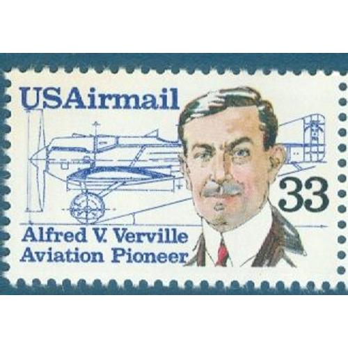 Usa 1985 - Airmail - Alfred V. Verville - 33c - Scott C113 - Neuf Sans Charnière
