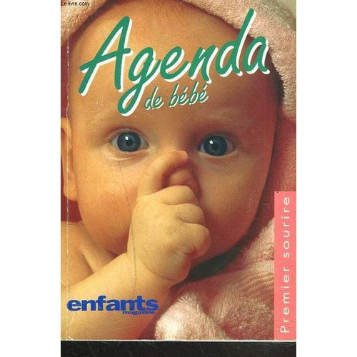 Agenda De Bebe Premier Sourire Enfants Magazine Rakuten