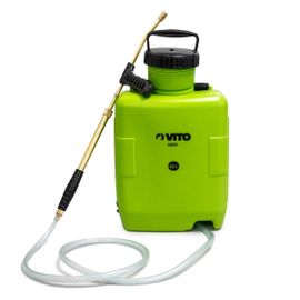 Pulverisateur manuel 12L lance en laiton pour produits agressifs et corrosifs jardin toitures VITO