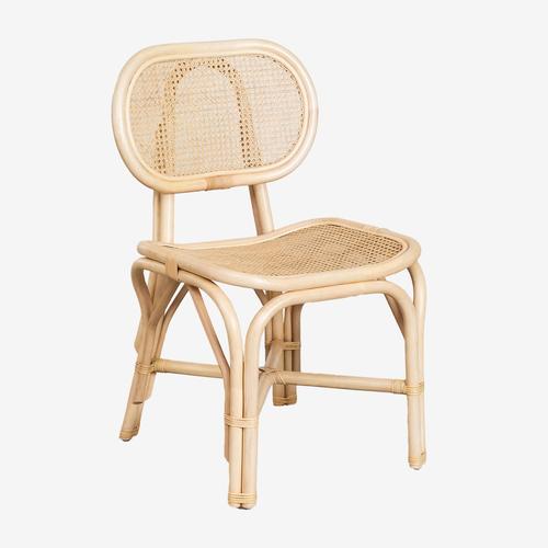 Pack De 4 Chaises De Jardin En Rotin Caleb Naturel