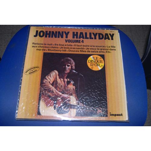 Johnny HALLYDAY Volume 4 disque enregistrements originaux 33 tours vinyle