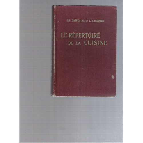 Le Répertoire De La Cuisine
