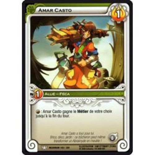 Carte Wakfu Tcg - Amar Casto