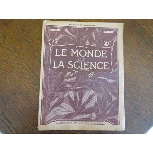 Le Monde Et La Science  N° 18 : Chemins De Fer / Trains / Metropolitain