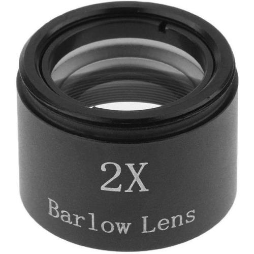 Lentille Barlow, grossissement 2X de 1,25 Pouces M28.6 Lentille Barlow pour oculaire de t¿¿lescope astronomique
