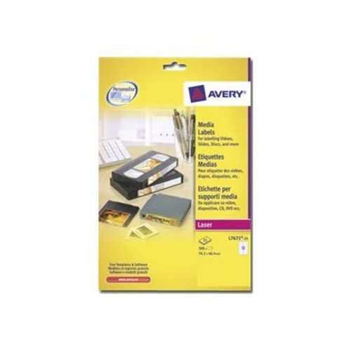 AVERY Rouleau de 300 Étiquettes Pré-Imprimées pour Plats Témions pour la Traçabilité Alimentaire 98 x 40 mm Adhésif Amovible 