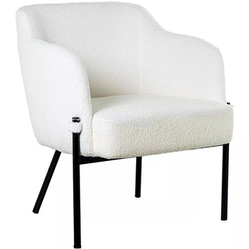 Fauteuil Bouclette Blanc