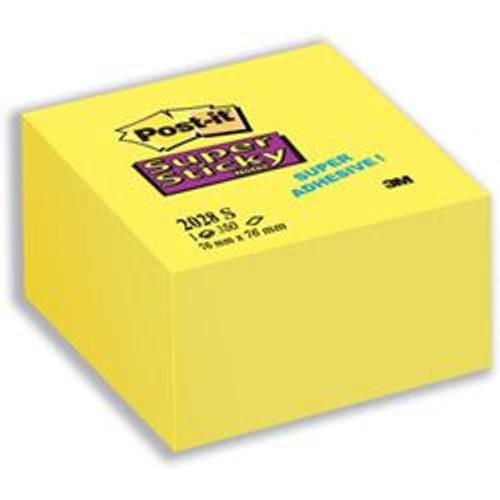 3m Post-It Notes Bloc Super Sticky, 76 X76 Mm,