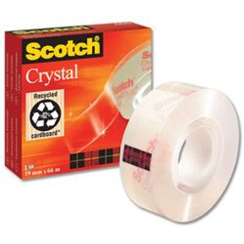 3M Scotch ruban adhésif Crystal Clear 600 - 19 mm x 66 mm