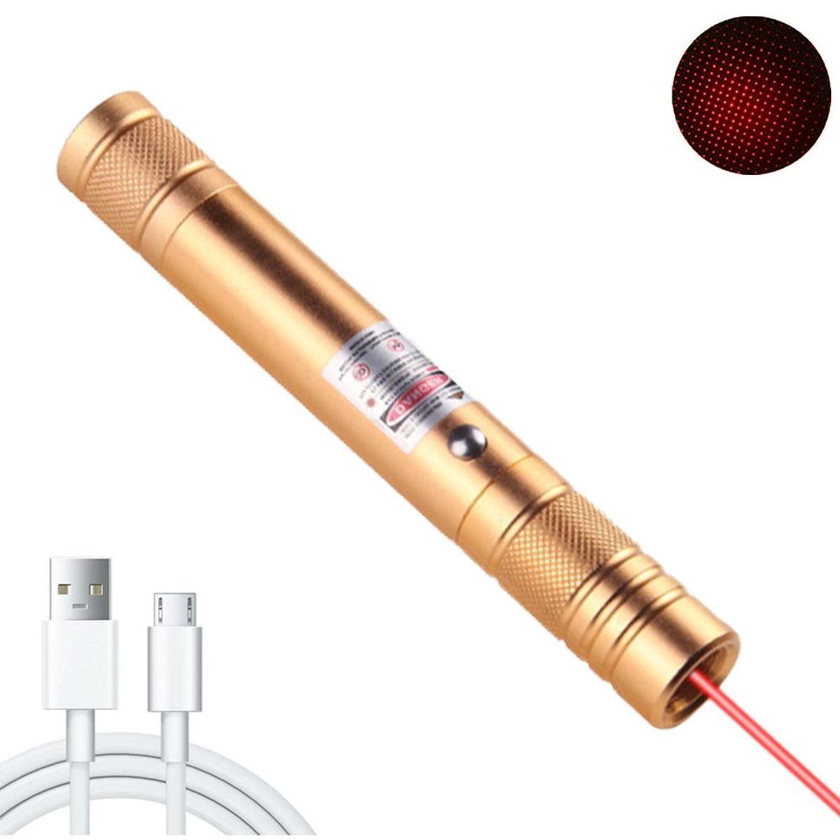 Long Range, High Performance Tactical Red Dot Light In Gold