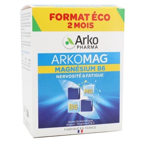 Arkopharma Arkomag Magnésium B6 120 Gélules 
