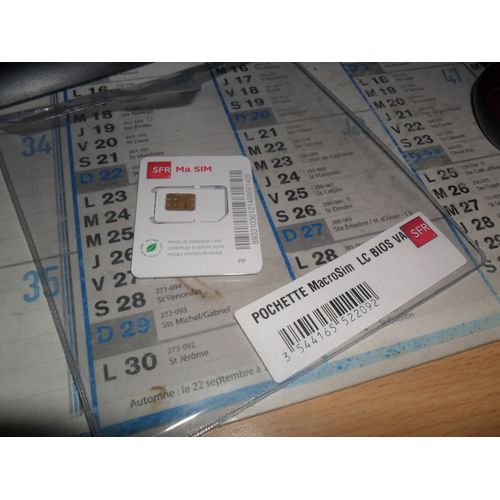 Carte Micro Sim Sfr