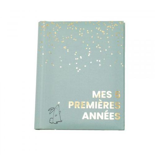 Livre De Naissance Mes 5 Premières Années Sauge Gold