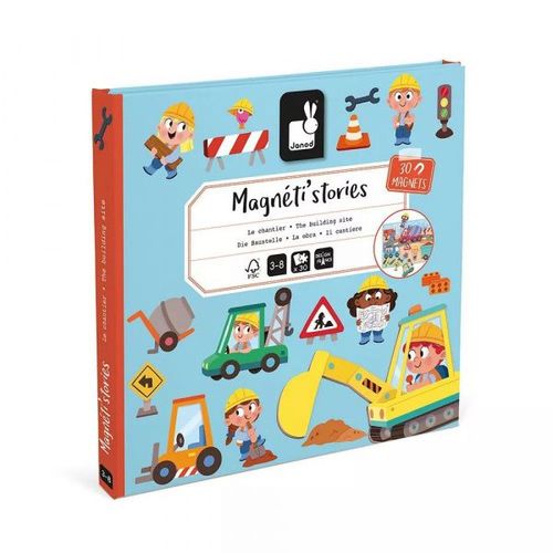 Jeu D'éveil Magnétique Magnéti'stories Le Chantier