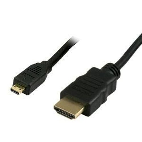 Syba Connectland CL-CAB31024 - Câble HDMI - HDMI micro mâle pour HDMI mâle - 1.8 m - noir