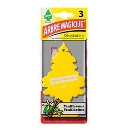 3 Desodorisants Arbre Magique Vanille