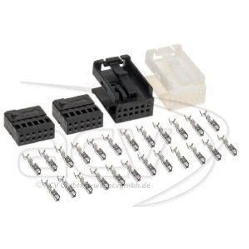Connecteur Autoradio Fakra 2 X 12 Voies Pour Accessoires + 24 Cosses