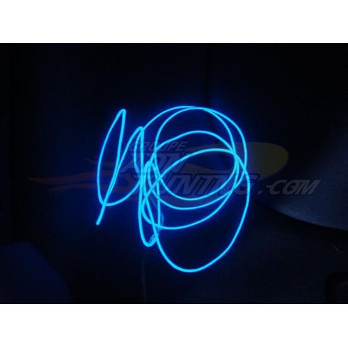 Neon Filaire - 60cm - Bleu - Fibre Optique -  12v - 666-Cal