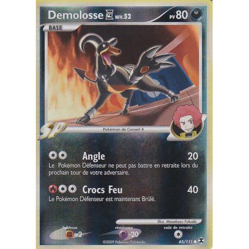 Carte Pokemon - Reverse - Demolosse - 65/111 - Rivaux Emergents -