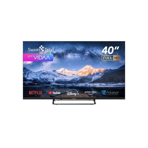 Smart Tech TV LED FHD 40FV02V - 40" (101 cm) - Smart TV VIDAA - Molotov, Netflix, Prime Vidéo, Disney+, Youtube, Plex 3xHDMI - 2xUSB - Mode Hotel