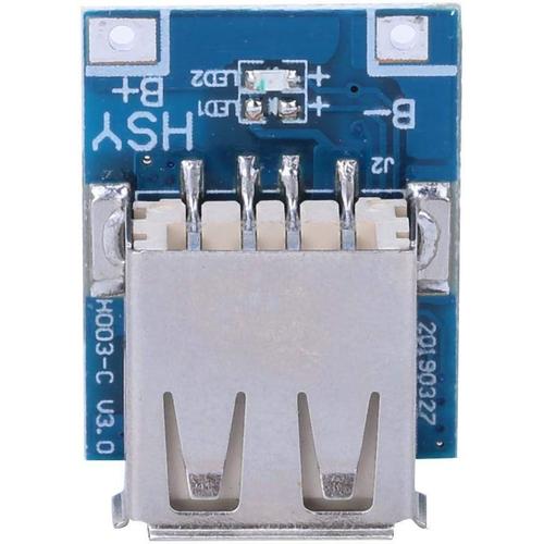 10Pcs Module d'Alimentation Step Up 5V 1A Module Boost Batterie Au Lithium USB Charge Protection Carte (entr¿¿e 3.7V, sortie 5V/1A)