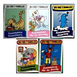 Jeu de 7 familles animaux pas cher