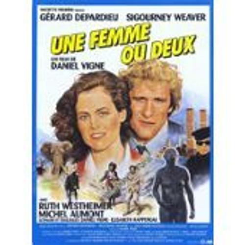 Une Femme Ou Deux - Daniel Vigne - Gérard Depardieu - Sigourney Weavers - Affiche De Cinéma Pliée 60x40 Cm