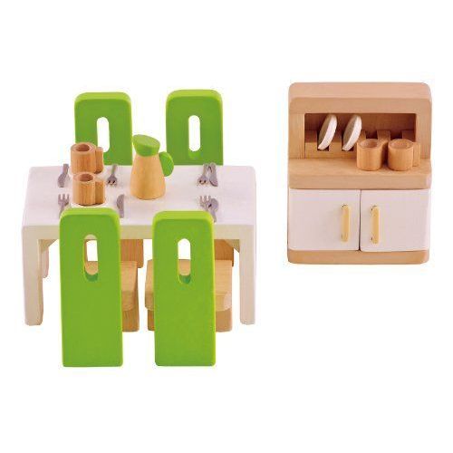 Hape - 3602459 - Maison De Poupée - Salle À Manger En Boîte - 20 X 26 X 10 Cm