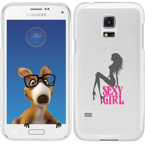 Coque Souple En Gel Transparente Pour Galaxy S5 Avec Impression Motifs Sexy Girl