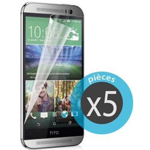 Pack 5 Films Protecteur Écran Htc One M8