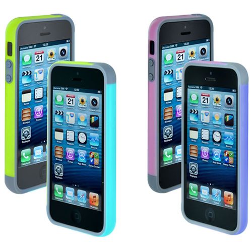 Pack De Deux Bumpers De Protection Pour Iphone 5c