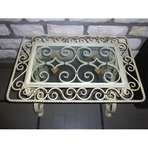 Table Basse Fer Forgé