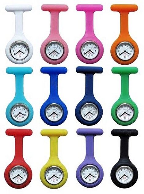 Montre d Infirmi re Sage Femme silicone Broche couleur au