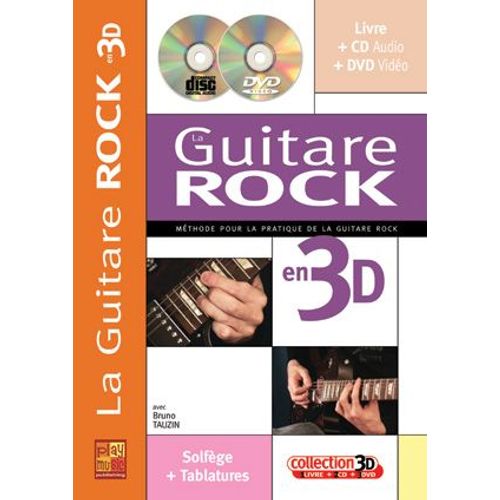 La Guitare Rock En 3d + Cd + Dvd