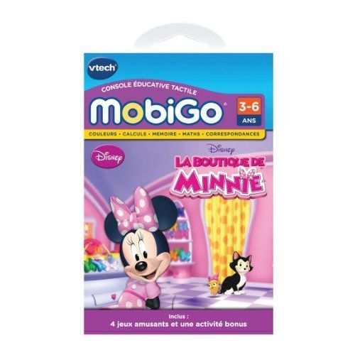 Vtech - 252905 - Jeu Lectronique - Jeu Mobigo - La Boutique De Minnie