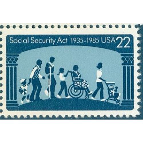 Usa 1985 - Social Security Act - 22c - Scott 2153 - Neuf**