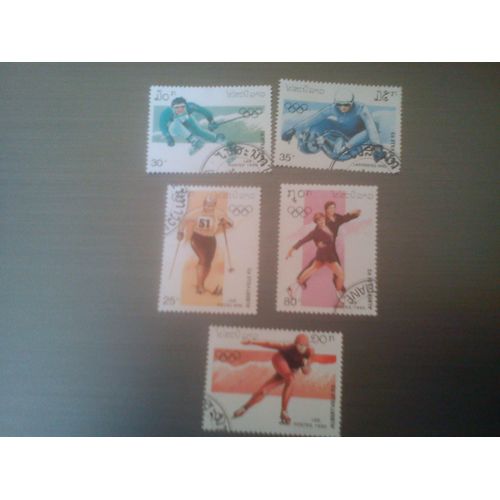 5 Timbres Laos Jo D'albertville