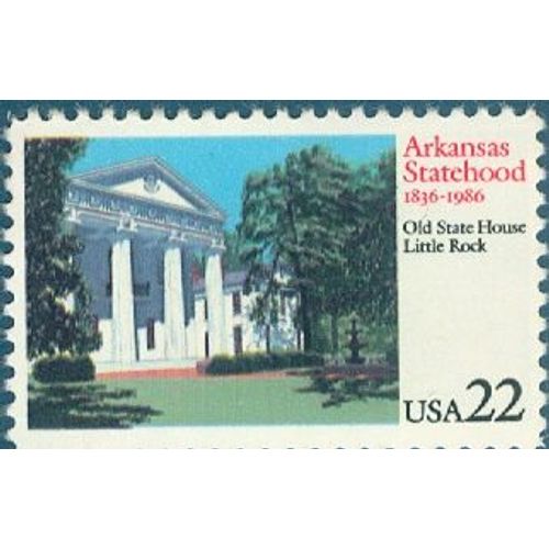 Usa 1986 - Arkansas Statehood - 22c - Scott 2167 - Neuf **