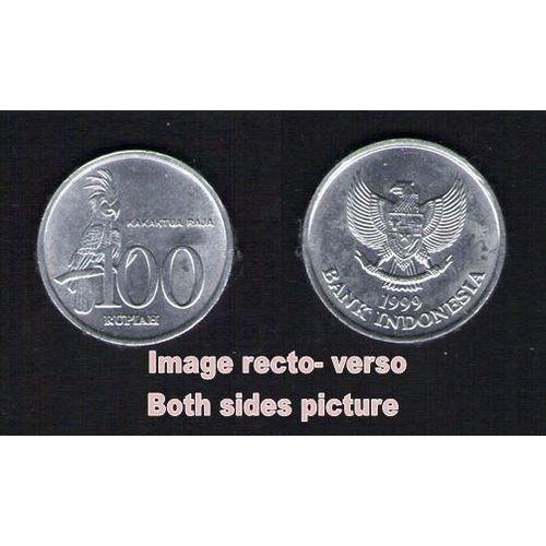 Pièce De Monnaie Coin Moeda 100 Rupiah Kakaktua Raja Indonesia Indonésie 1999