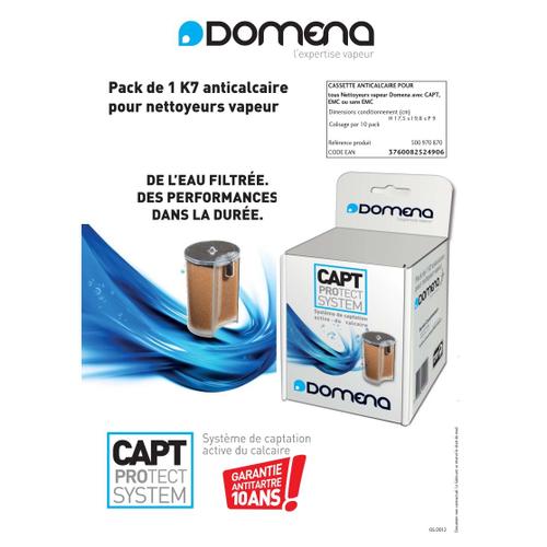 Accessoire nettoyeur vapeur Domena Cassette anti-calcaire NVT200