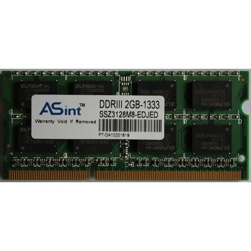 DDRIII 2GB 1333 Pour Portable