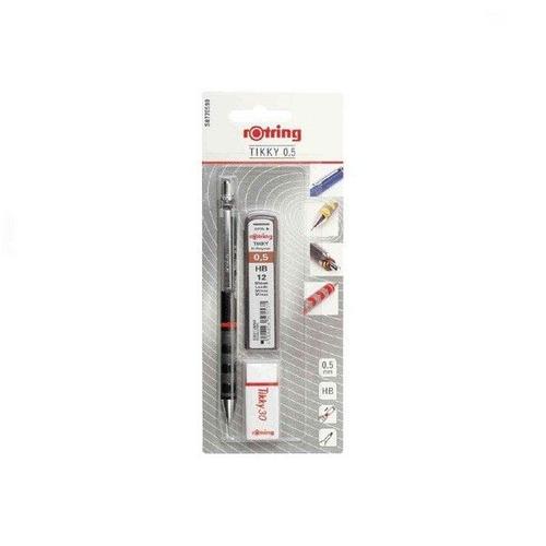 Rotring Porte-Mine Tikky 0,5 Mm, Gomme Inclus