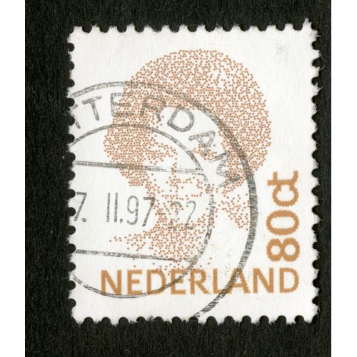 Timbre Oblitéré Nederland, 80 Ct