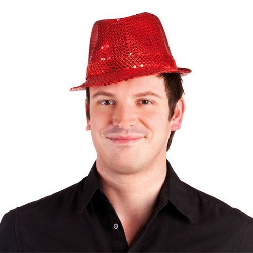 Chapeau Pailleté Rouge