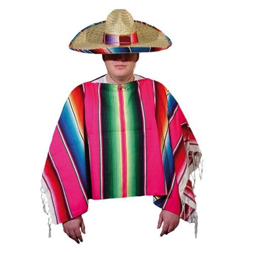 Poncho 120cm*120cm Couleurs Vives