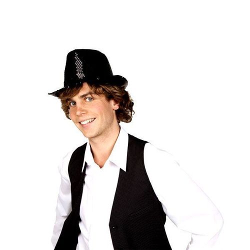 Chapeau Pailleté Noir